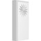 Ekena Millwork Standard Foster Flower Plinth Block With Rounded Edge, 2 1/2"W x 5"H x 3/4"P PBP025X050X075FOS11 - alternate 1